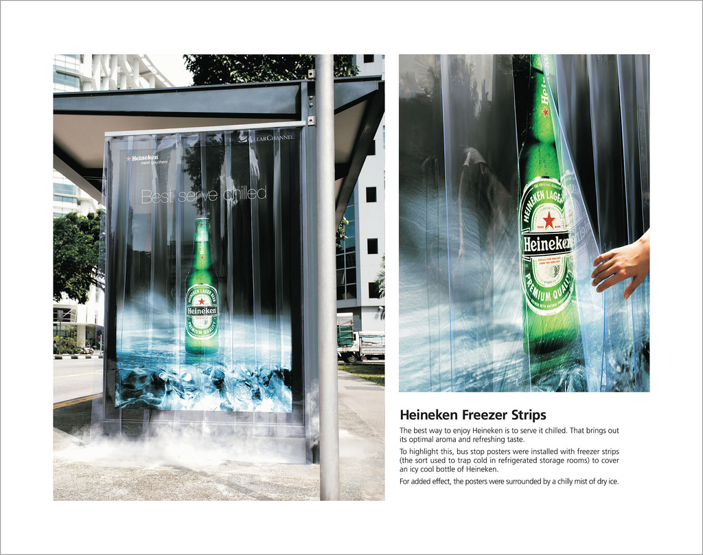 Heineken Extra Cold Freezer Strips