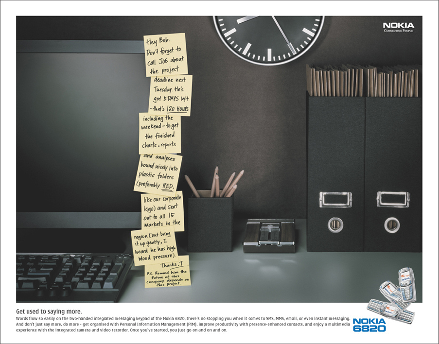 Nokia 6820 - Post-it