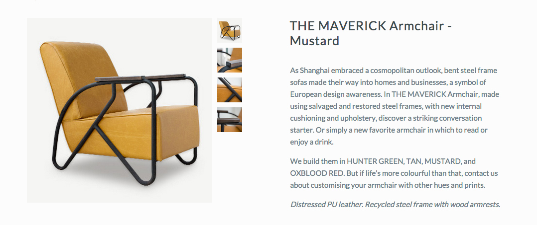The Maverick Armchair