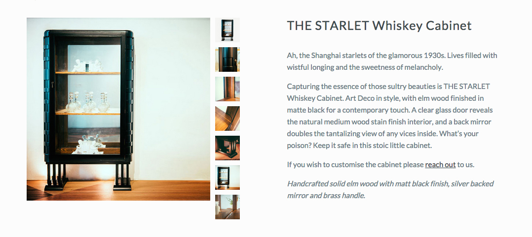 The Starlet Whiskey Cabinet