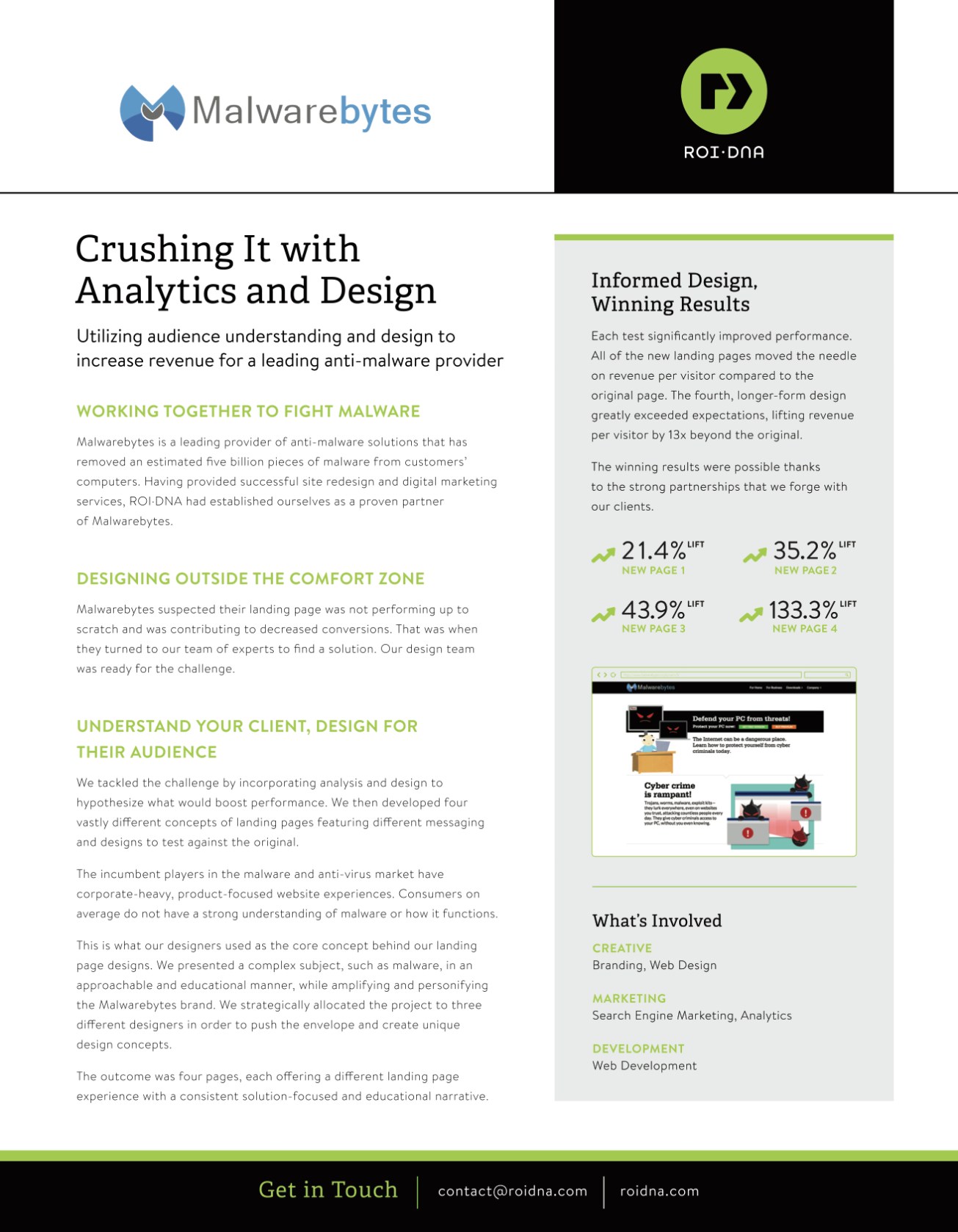 ROIDNA Malware Case Study One-Sheet